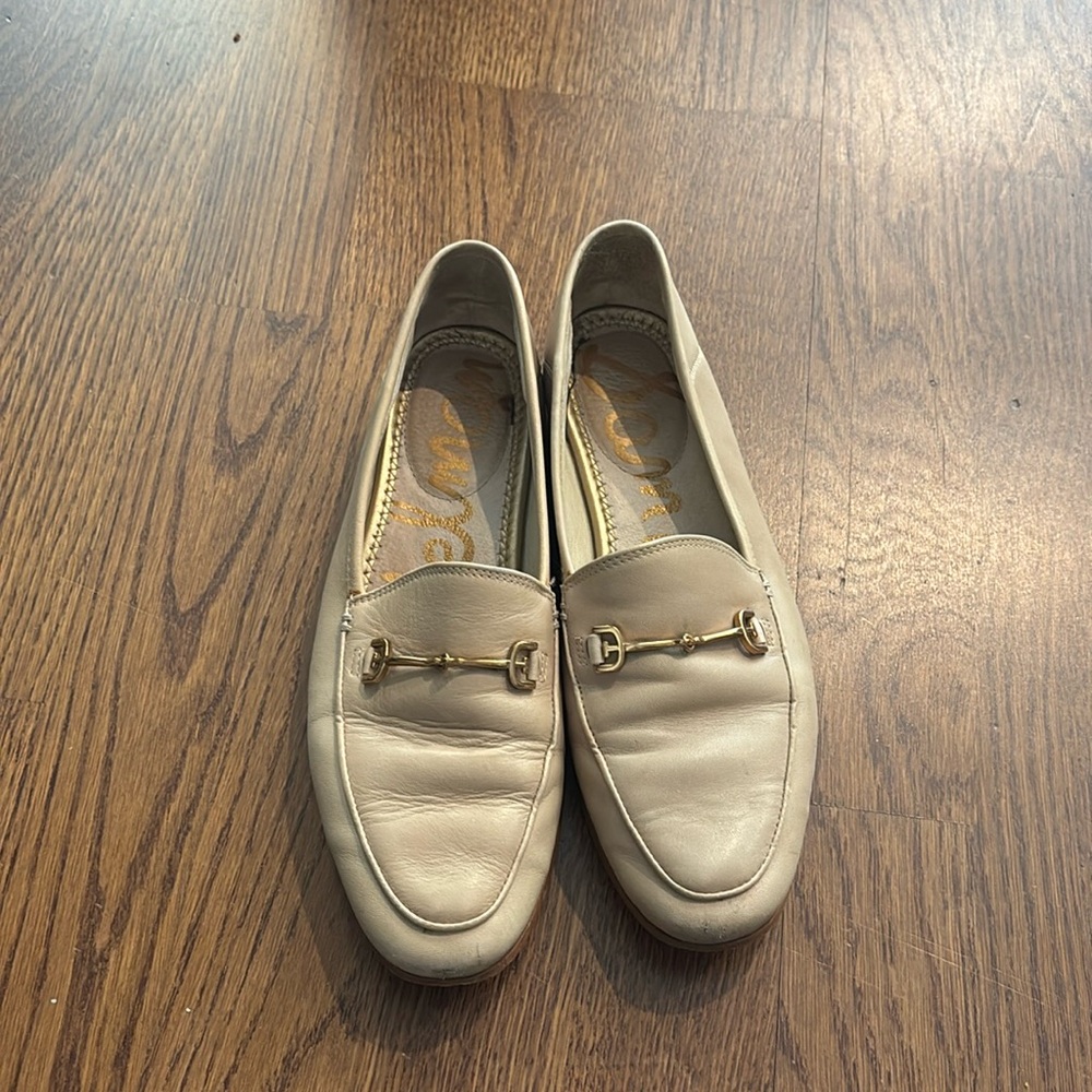 Sam Edelman Loraine loafer in beige/ nude